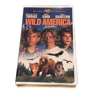 Wild America VHS 1997 Family Adventure Movie Tape Warner Bros PG Tested